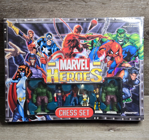Raro marvel heroes set scacchi - set,